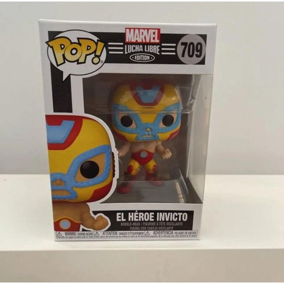Funko Pop Marvel Lucha Libre Edition El Hero Invicto #709 Vinyl Figure - Picture 3 of 8